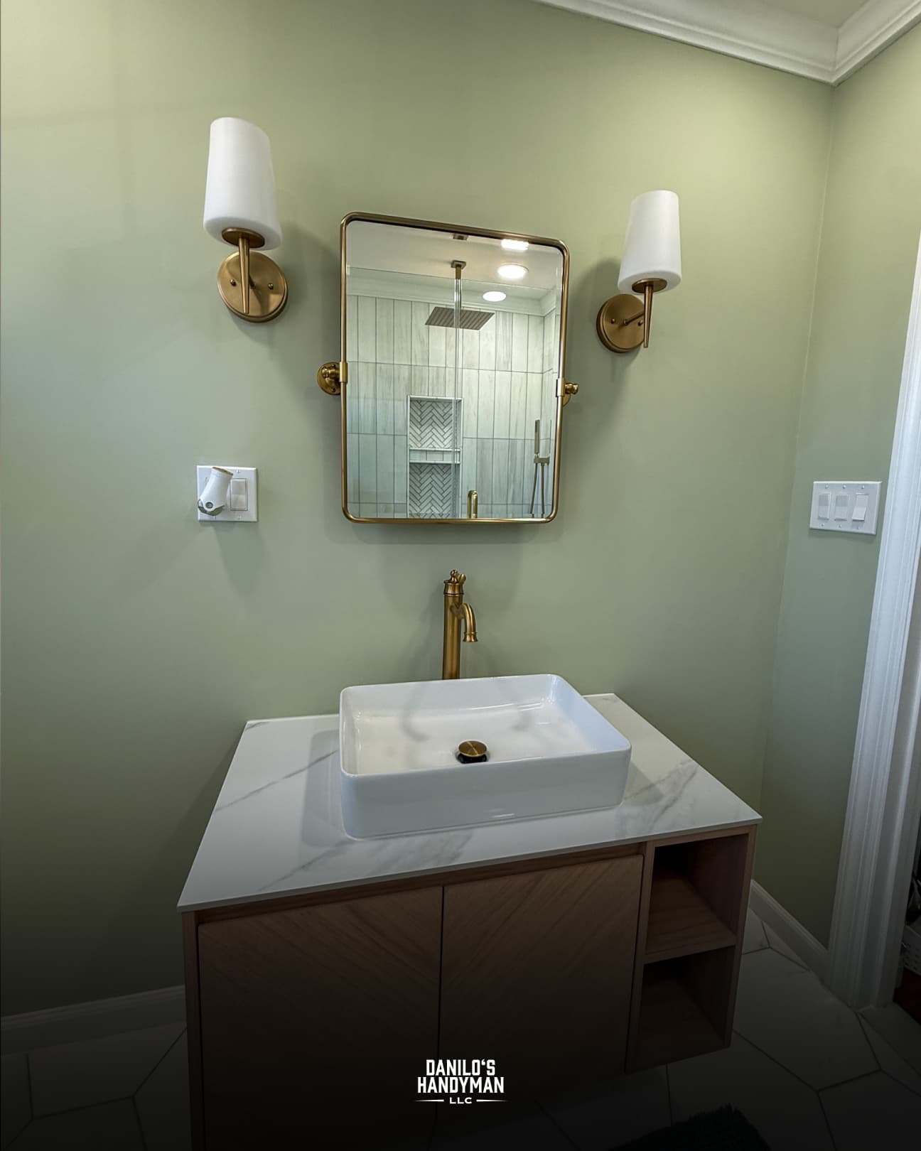 Bathroom after remodel
